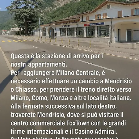 Bella Vista Rda Luxury Vista Parking Apartamento Mendrisio